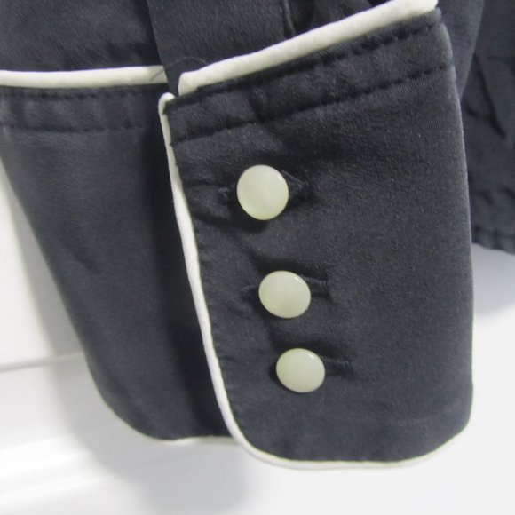 Levi's Women's Silk Shirt Alexandra Western Shirt in Charcoal Grey - Picture 6 of 9